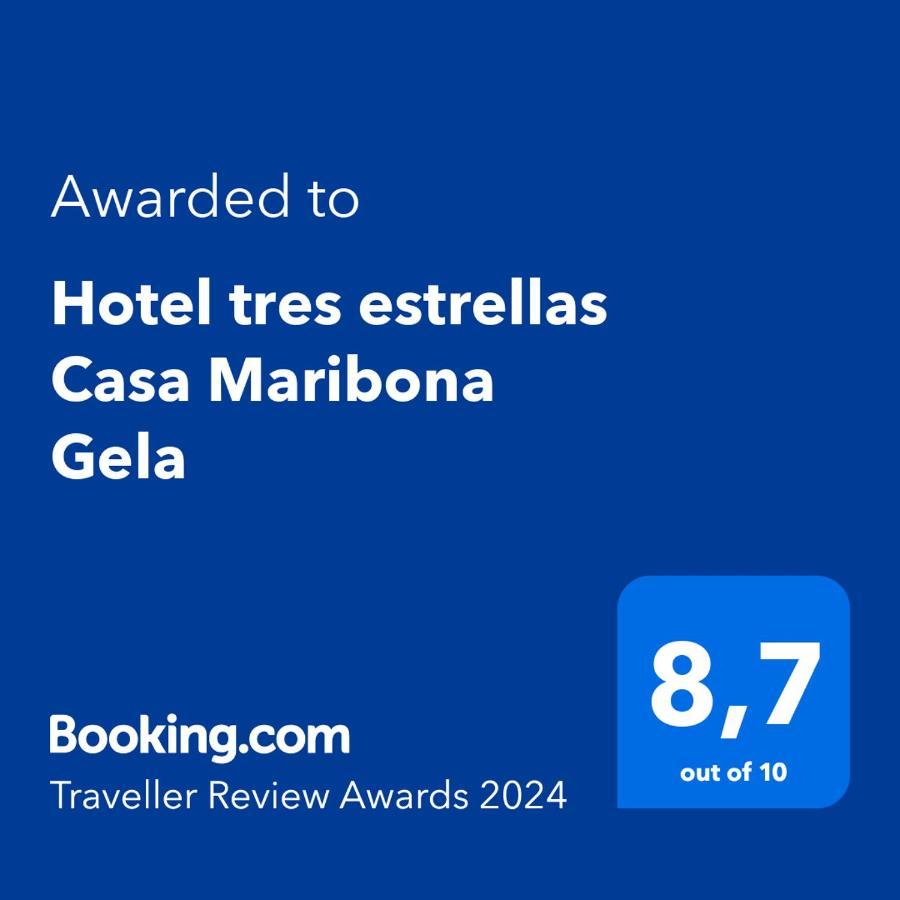 Hotel Tres Estrellas Casa Maribona Gela El Puente  Kültér fotó